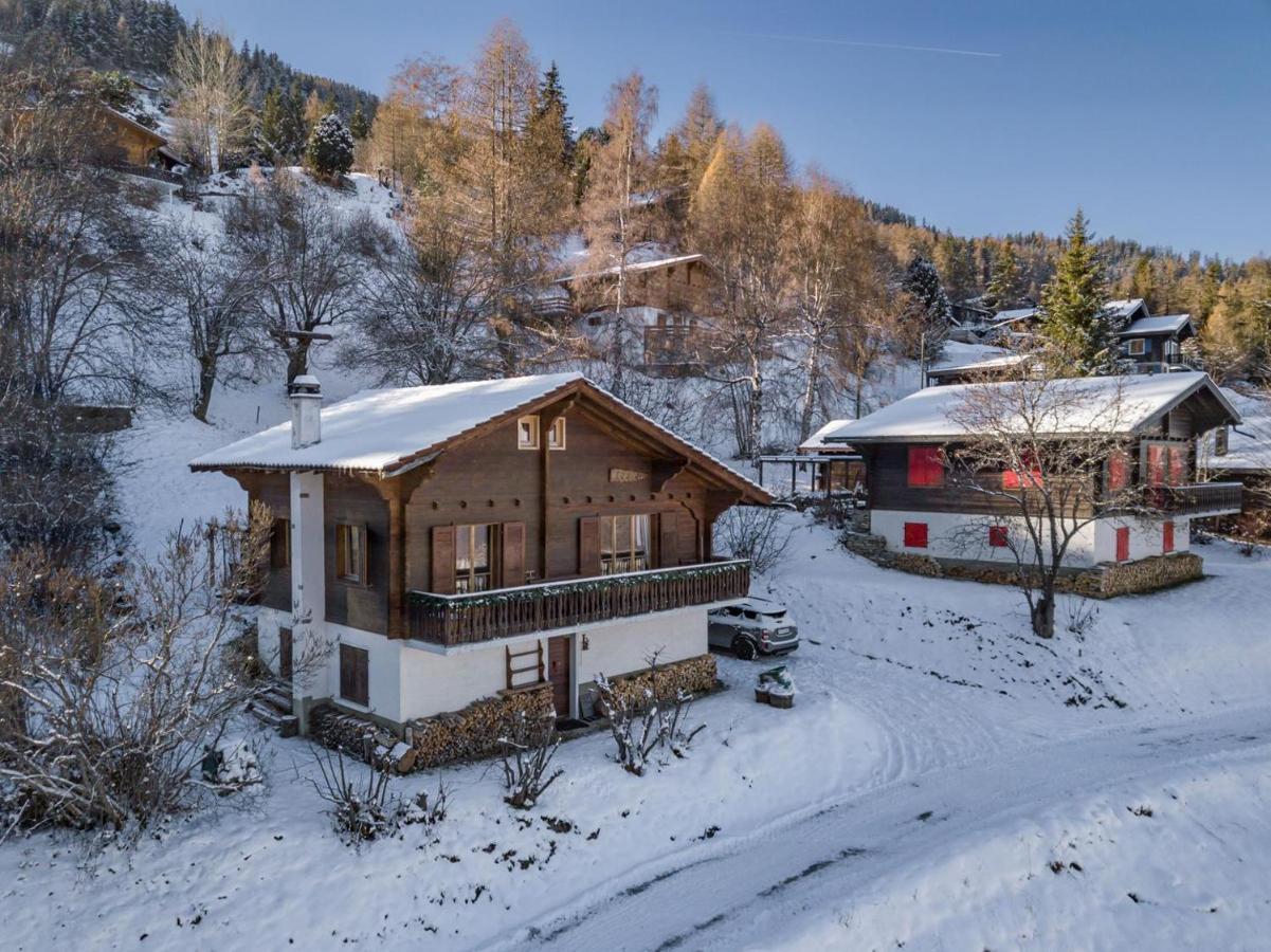 Chalet Noisette Authentic Swiss Chalet Perfect For Families La Tzoumaz Zewnętrze zdjęcie