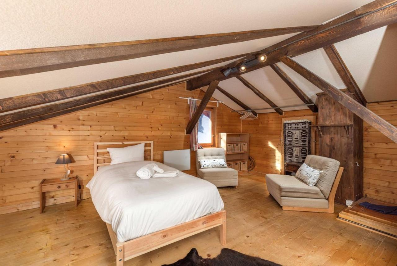 Chalet Noisette Authentic Swiss Chalet Perfect For Families La Tzoumaz Zewnętrze zdjęcie