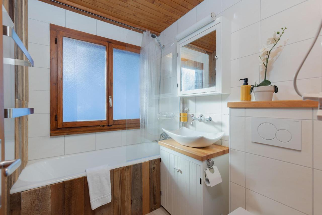 Chalet Noisette Authentic Swiss Chalet Perfect For Families La Tzoumaz Zewnętrze zdjęcie